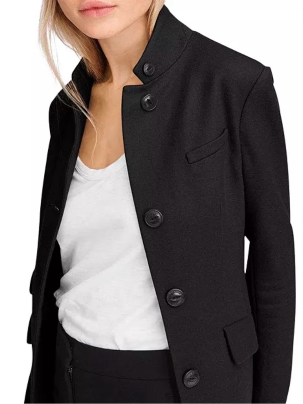 Rag & Bone Slade blazer in black wool size 12